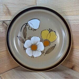 Hearthside Stoneware "Dogwood", Dinner Plate, Japan, Vintage Mid-Century